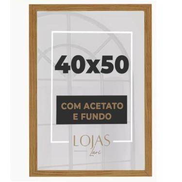 Imagem de kit 2 Molduras Quadros 40x50cm Com Acetato Poste Certificado fotos Ima