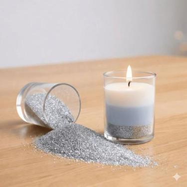 Imagem de Areia colorida quartzo 950g areia decorativa vasos de vidro decoração 