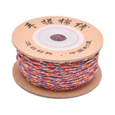Imagem de Corda De Algodão Trançada De 3 Fios Para Macramê, Fio Para Miçangas, C