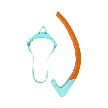 Imagem de Tubo De Snorkel De Silicone Para Adultos Com Bocal Central Para Respir