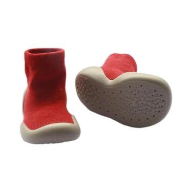 Imagem de Sapatos Para Bebês Meninos E Meninas Antiderrapantes Em Cores Sólidas 