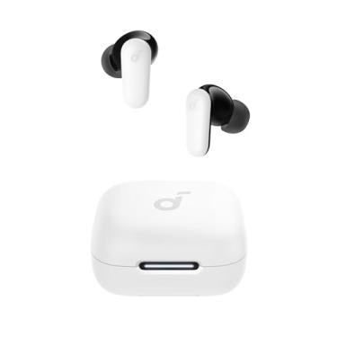 Imagem de soundcore P30i da Anker, Fone de Ouvido Bluetooth 5.4 com Cancelamento de Ruído Adaptativo, Graves Poderosos, 45H de Reprodução, Estojo 2-em-1 com Suporte para Celular, IP54, Fone sem fio TWS, Branco
