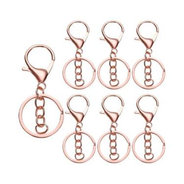 Imagem de Mosquetões De Metal Tipo Lagosta Para Chaveiros 6/12/25/50 Peças, Ganc