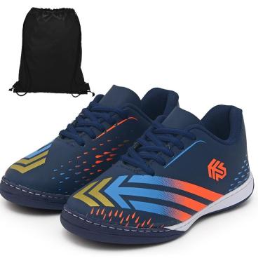 Imagem de Kit Tênis Infantil Futsal Chuteira Copa + Mochila Sacolinha-Unissex