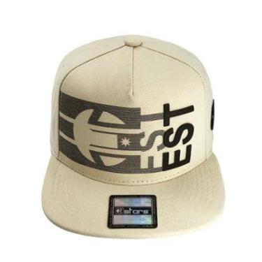Imagem de Bone Ilusion Bege Snapback Aba Reta Original E-stars-Unissex