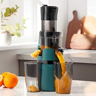 Imagem de Espremedor CentríFugo PortáTil Para Casa,12.000 Rpm Extrator Profissional De Vegetais De Frutas Inteiras-Calha De AlimentaçãO De 90 Mm/3,5"&400ml Rendimento Do Suco,FáCil Limpar,Green