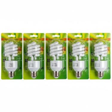 Imagem de Lâmpada Espiral 21w Fluorescente Amarela 2700k 1300lm - Luz Sollar, 5