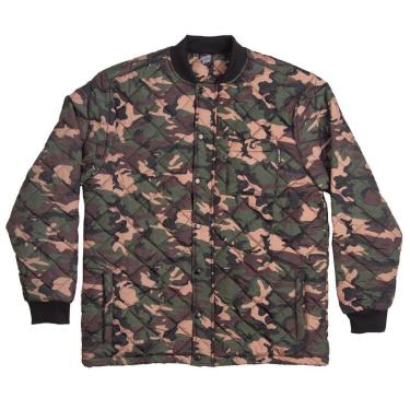 Imagem de Jaqueta Santa Cruz Bomber Flamed Not A Dot Jaquet - Verde Camuflado-Masculino