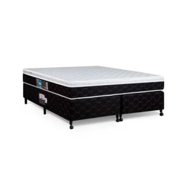 Imagem de Cama Box + Colchão Castor Queen Montblanc One Face D33 158x198x52cm - 