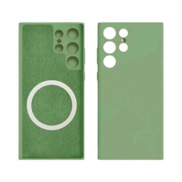 Imagem de Capa Magnética De Silicone Líquido Para Carregamento Sem Fio Magsafe P