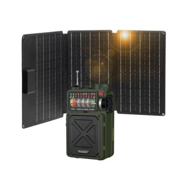 Imagem de Rádio Portátil de Ondas Curtas Raddy RE40 4000mAh + Solar 30W