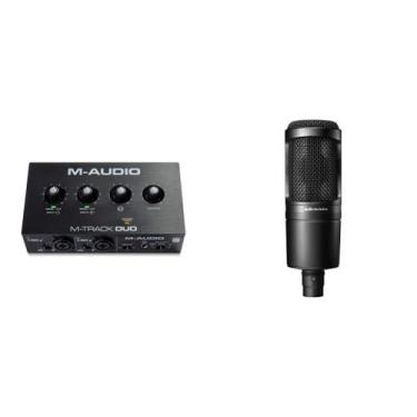 Imagem de Interface USB M-Audio M-Track Duo com microfone AT2020