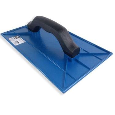 Imagem de Desempenadeira Plástica Corrugada Azul 150x260mm - 00815-00 - Galo