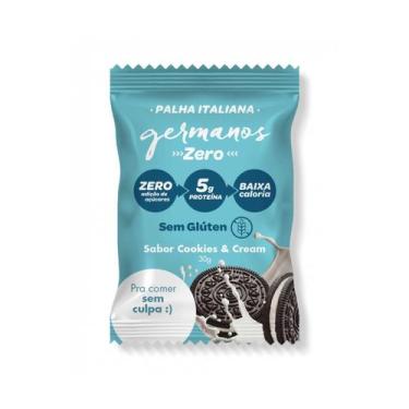 Imagem de Palha Italiana Zero - 1 Unidade 30g Cookies & Cream - Germanos Palhas