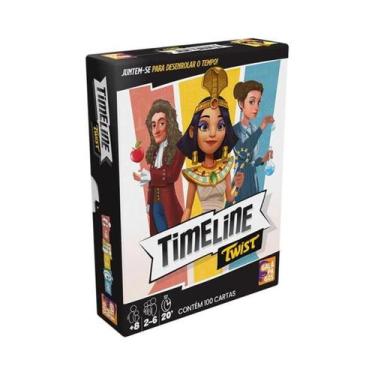 Imagem de Jogo De Cartas Card Game Cooperativo Timeline Twist - Galápagos