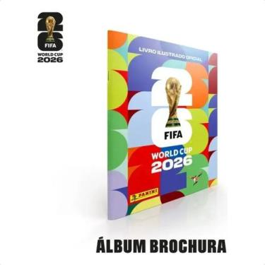 Imagem de Álbum Figurinha Copa Do Mundo Fifa 2026 Capa Mole Brochura World Cup -
