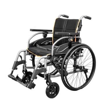 Imagem de Cadeira Rodas Alumínio Premium Max 150kg Hidrolight Ajustável, 46cm
