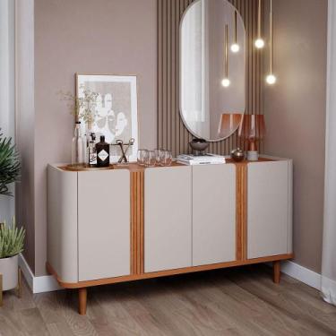 Imagem de Buffet Eva 4 PT Off White e Cinamomo - Modern