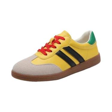 Imagem de Tênis Casuais Femininos Brancos Com Solado Macio E Respirável, Sapatos