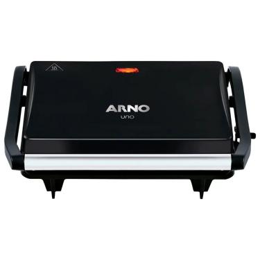 Imagem de Sanduicheira Grill Arno GPTO com Alça Fria Luz Indicadora e Placa Ajustável 850W Preto...