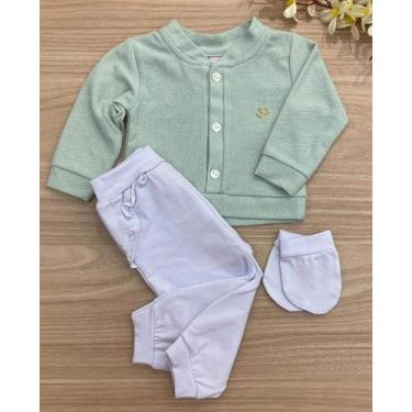 Imagem de Pagao 3 pcs lizandra 508 mec baby - mecbee baby, Verde claro
