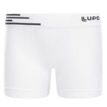 Imagem de Cueca Boxer Infantil Microfibra Lupo - 132-02, Branco, M