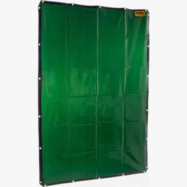 Imagem de Cortina De Protecao Para Solda 122 X 178Mm Verde Vonder