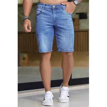 Imagem de Bermuda Masculina Pitbull Lançamento Ref 88180, Azul, 38