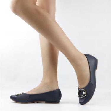 Imagem de Sapatilha Conforto Couro - USAFLEX, New blue, 35