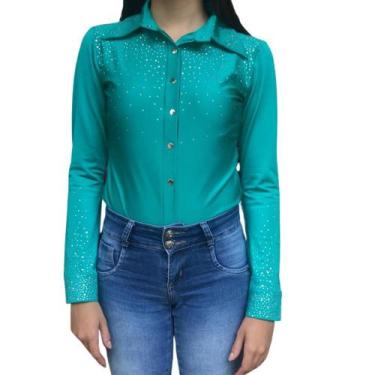 Imagem de Body Top Country Verde Brilho, Verde, G