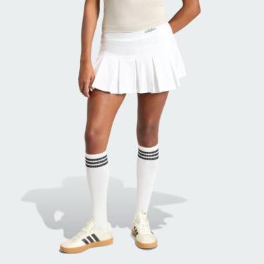 Imagem de Saia Adidas Colorpop Essentials Feminina Branca, GG