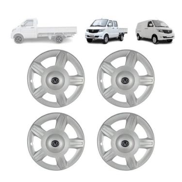 Imagem de Kit 4 unidades calota aro 14 effa v21 2026 v22 / v25 (sem furo parafus