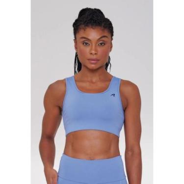Imagem de Top Authen Signature Solid - feminino - azul claro, Azul, G