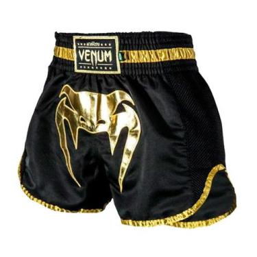 Imagem de Short Bermuda Muay Thai Fight MMA Elite Venum Escolha a Cor, Dourado, 