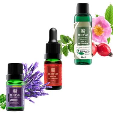 Imagem de Kit Rosa Mosqueta, Lavanda e Sangue de Dragão - Terra Flor