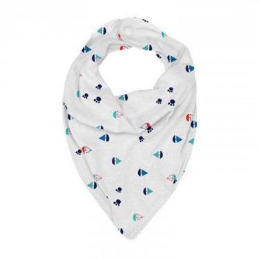 Imagem de Babador Bandana Malha Barquinhos - Bambi