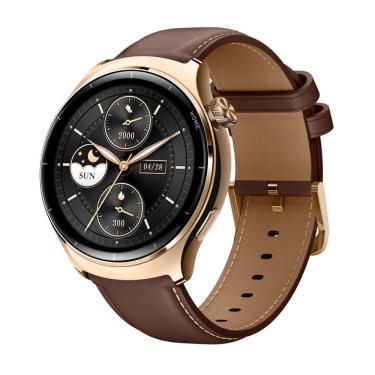 Imagem de Smartwatch Mibro Lite 3 Pro, GPS, Bluetooth 5.3, Chamadas Bluetooth, Natação, XPAW019, Dourado