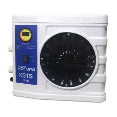 Imagem de Bomba Trocador de Calor KS15 para Aquecimento de Piscina Ate 13 Mil Litros Branco KS Aquecedores 220V