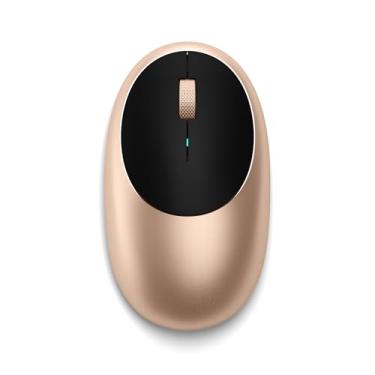Imagem de Satechi Mouse M1 de Alumínio Sem Fio Bluetooth com Porta Tipo-C Recarregável - Para M2/M1 MacBook Pro/Air, M2/M1 iPad Pro/Air, M2 Mac Mini, iMac M1 e mais (Dourado)