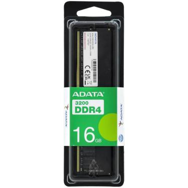Imagem de Memória RAM AD4U320016G22-SBK DDR4 16GB 3200MHz Latência CL22 Preta Adata