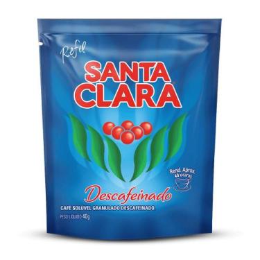 Imagem de Café Solúvel Granulado Santa Clara Decaf Refil 40g