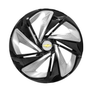 Imagem de Calota Esportiva Aro 14 Nitro Black Silver GM Corsa Celta Classic Mont