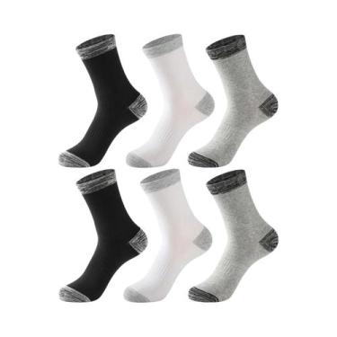 Imagem de Meias Térmicas De Lã Merino Para Homens, 6 Pares, Super Grossas, De Al