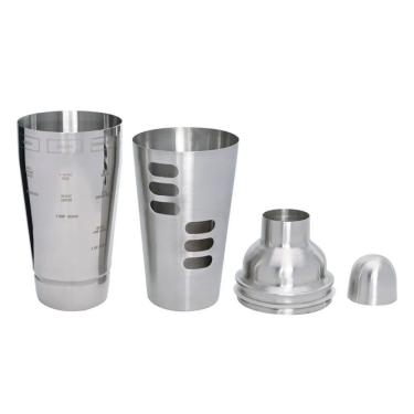 Imagem de Coqueteleira AC12518 com Filtro Embutido Aço Inoxidável para Preparo Profissional de Drinks Prata Mimo 0,6L