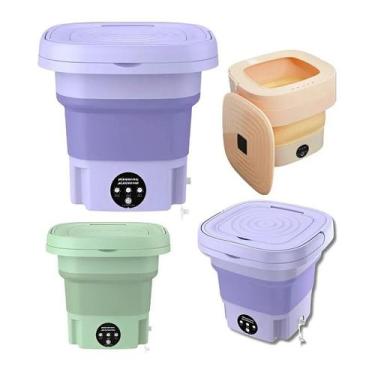 Imagem de Máquina de Lavar Lilás Mini Portátil para Roupas Delicadas Oferta Impe