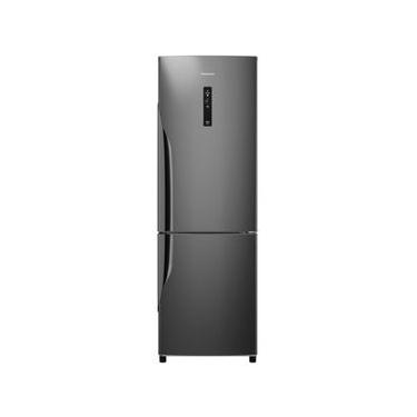 Imagem de Refrigerador Bottom Freezer Panasonic de 02 Portas Frost Free com 407 Litros, Titânio  - BB41