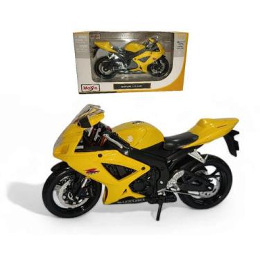 Imagem de Miniatura de moto escala 1/12 maisto, Suzuki gsx r600