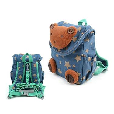 Imagem de Mochila Infantil Coleira Guia IBMKIDS (Azul)