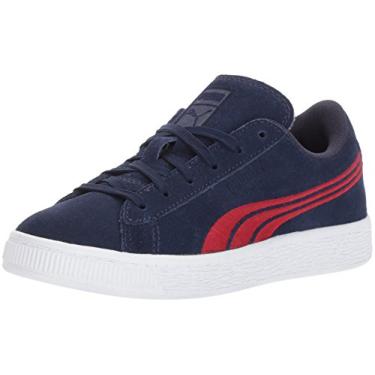 Imagem de PUMA Tênis feminino de camurça Classic Badge PS, Pavão/Toreador, 17