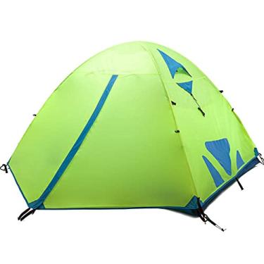 Imagem de GQYYS Barraca ultraleve, à prova d'água, compacta, para 2 pessoas, fácil configuração, portátil, leve, ciclismo, caminhada, acampamento, 3 estações, com bolsa de armazenamento